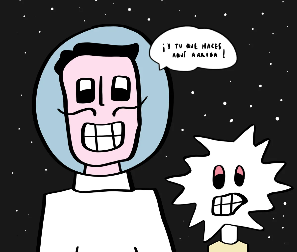 Dibujo realizado en Procreate. Autor: Tomás Gauthier | Nombre: Floot, Weed